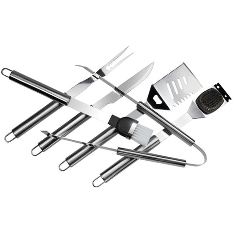 CHEFS BASICS SELECT HW4112 6-Piece Stainless Steel BBQ Set