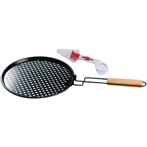 CHEFS BASICS SELECT HW5287 BBQ Nonstick Pizza Topper & Server