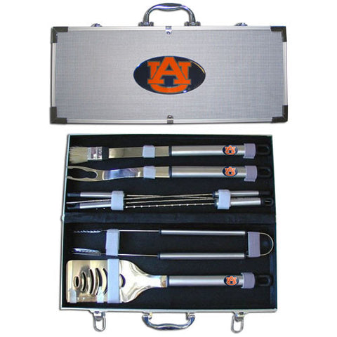 College 8 pc BBQ Set - Auburn Tigers