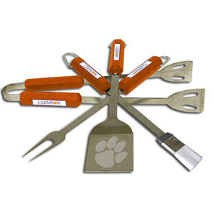 College BBQ Set - Clemson Tigers