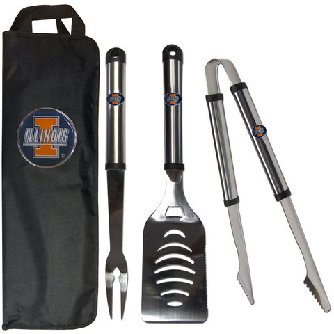 Illinois BBQ Set w/Bag