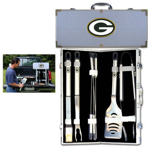 NFL 8 pc BBQ Set - Green Bay Packers