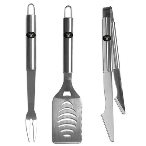 Raiders 3pc BBQ Set