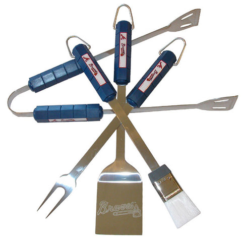 Atlanta Braves 4 Pc Bbq Set