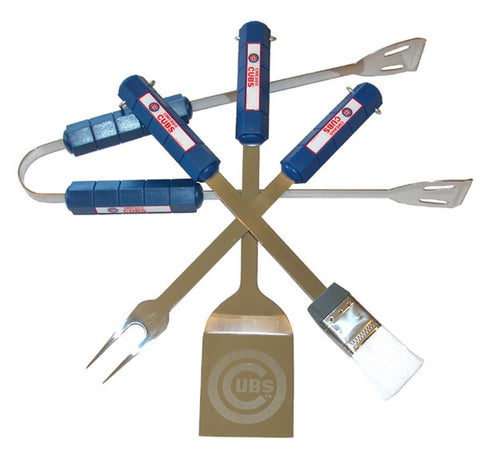 Chicago Cubs 4 Pc Bbq Set