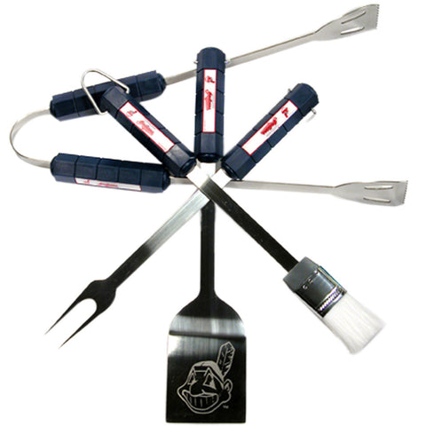 Cleveland Indians 4 Pc Bbq Set