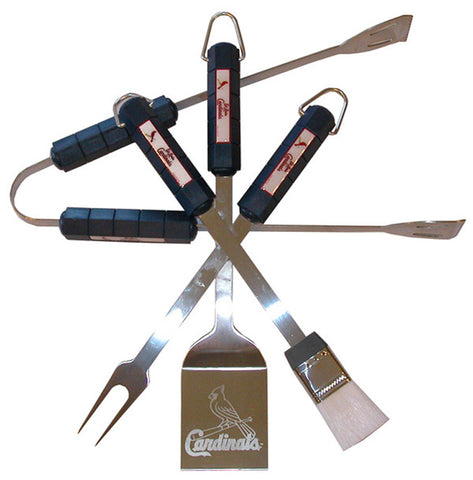 St. Louis Cardinals 4 Pc Bbq Set