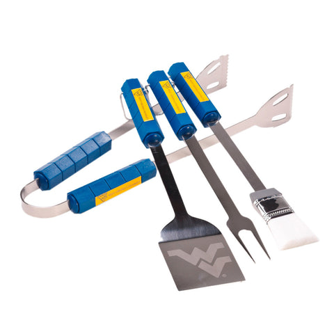 West Virginia Mountaineers 4 Pc Bbq Set