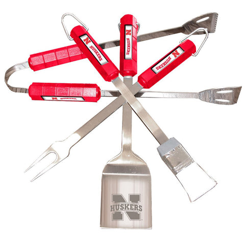 Nebraska Cornhuskers 4 Pc Bbq Set