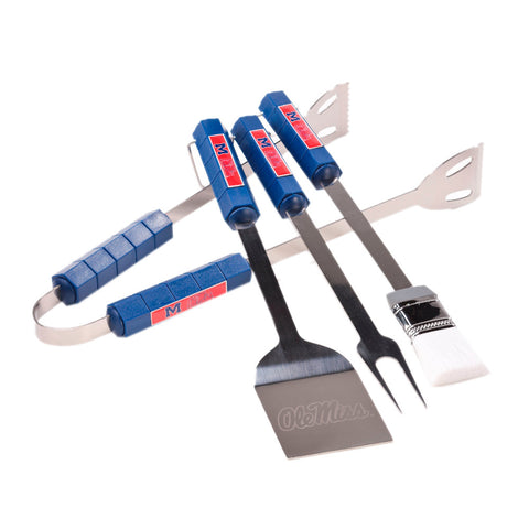 Mississippi Rebels 4 Pc Bbq Set