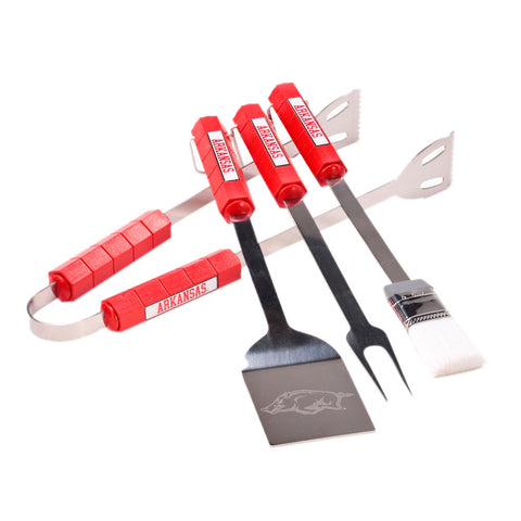 Arkansas Razorbacks 4 Pc Bbq Set